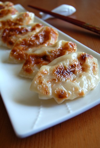 Dumplings with shallow depth of field