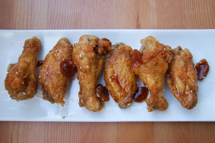 Sweet Korean Fried Chicken Wings