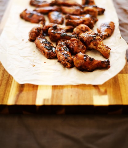 hoisin and honey grilled wings 4
