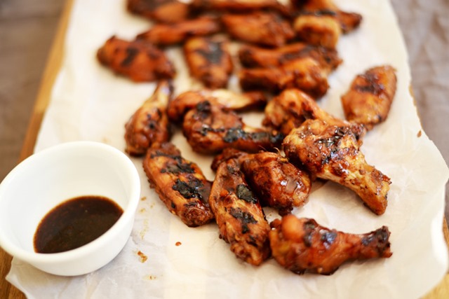 hoisin and honey grilled wings 1