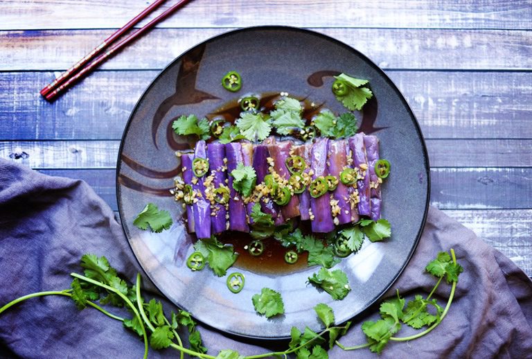 Chinese Cold Eggplant Salad